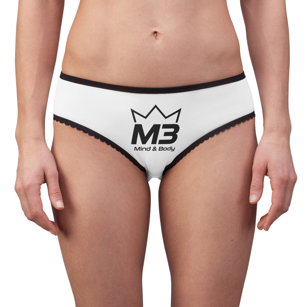 MB Mind & Body Women's Briefs — 'Thou Shall Not Be Stupid' Colorful Slogan Panties